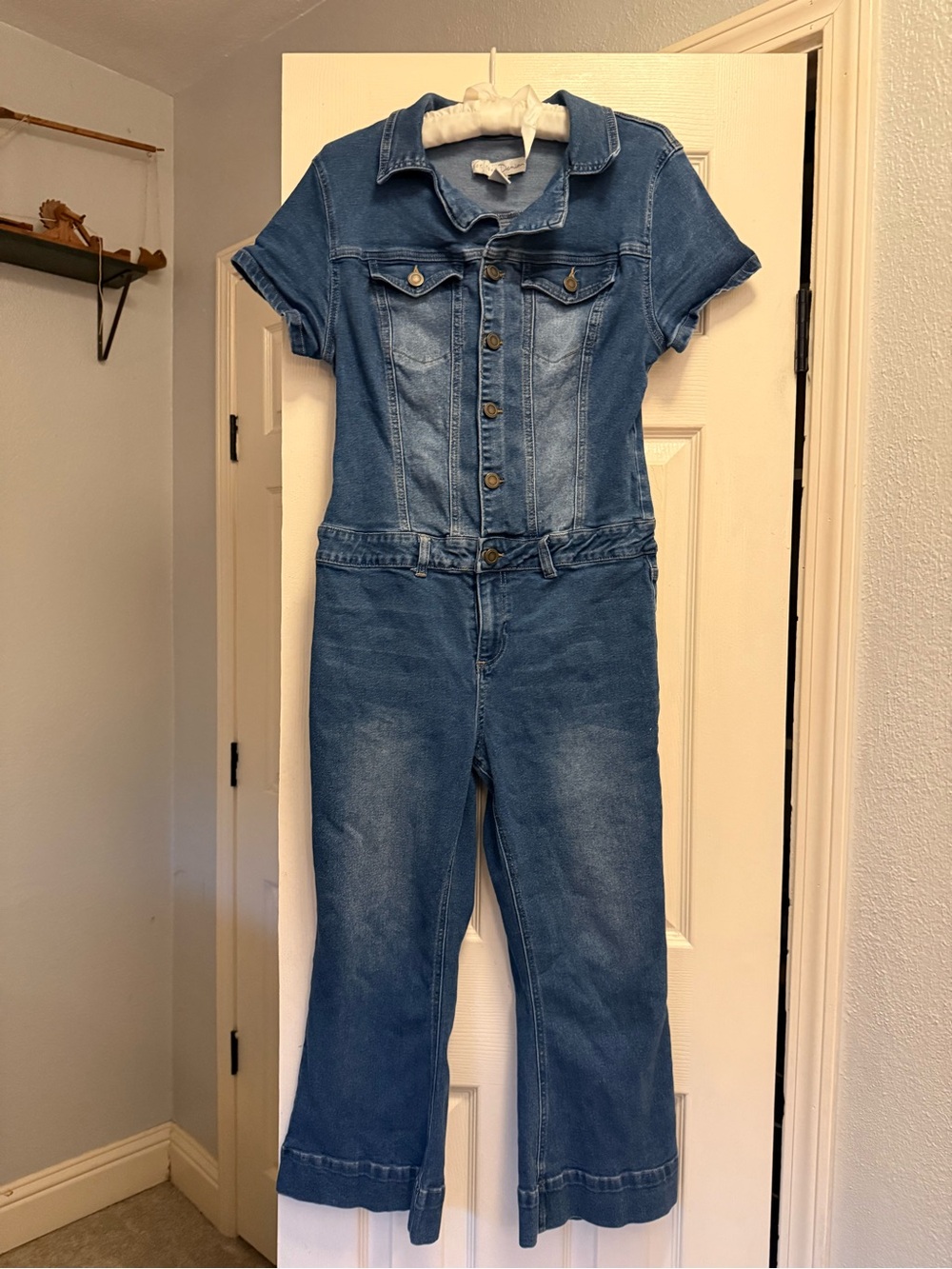 Denim&Co Light Blue Denim Romper